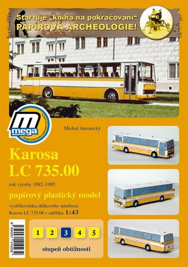 Antonický Michal: Karosa LC 735.00 rok výroby 1982 - 1985 /papírový model Antonický Michal: Karosa LC 735.00 rok výroby 1982 - 1985 /papírový model