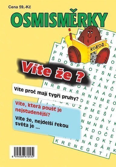 neuveden: Osmisměrky - Víte že?
