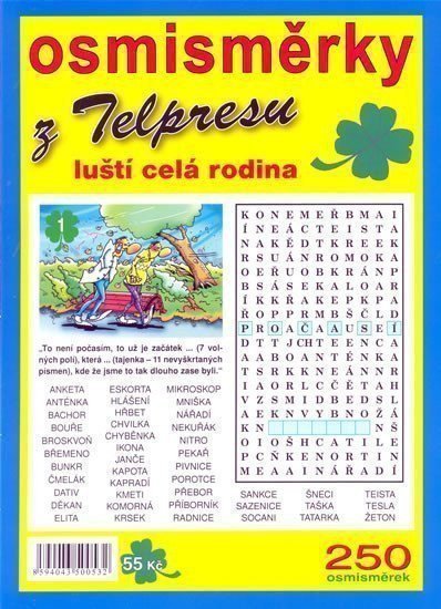 Mazáč Pavel: Osmisměrky z Telpresu luští celá rodina 2/2009 - 250 osmisměrek