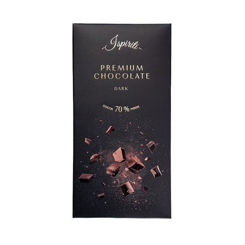 neuveden: ISPIRITI Hořká čokoláda 70% 80g