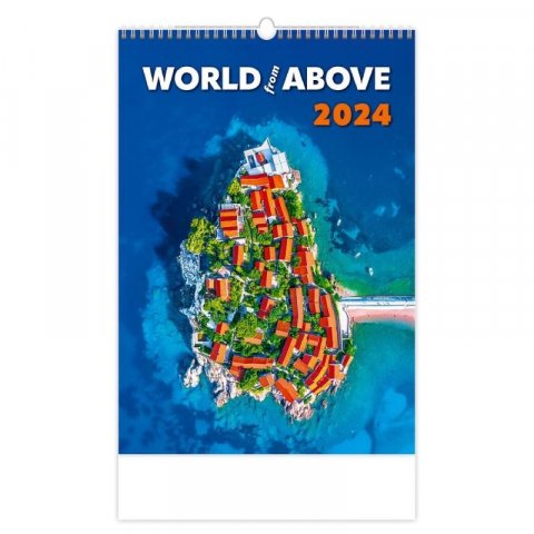 neuveden: Kalendář nástěnný 2024 - World from Above