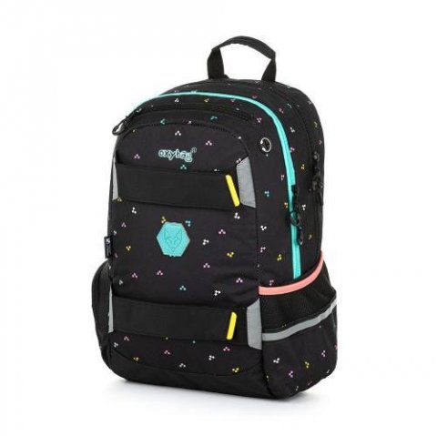 neuveden: Studentský batoh Oxy Sport - Happy black