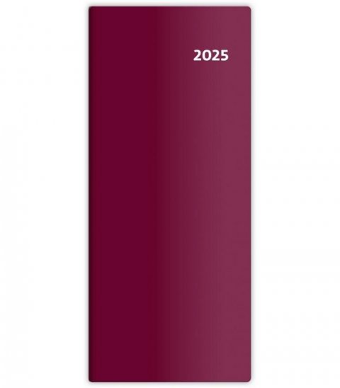 neuveden: Diář 2025 Torino bordó, měsíční