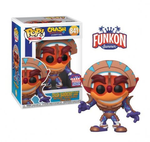 neuveden: Funko POP Games: Crash Bandicoot In Mask Armor (2021 Virtual Funkon Shared 