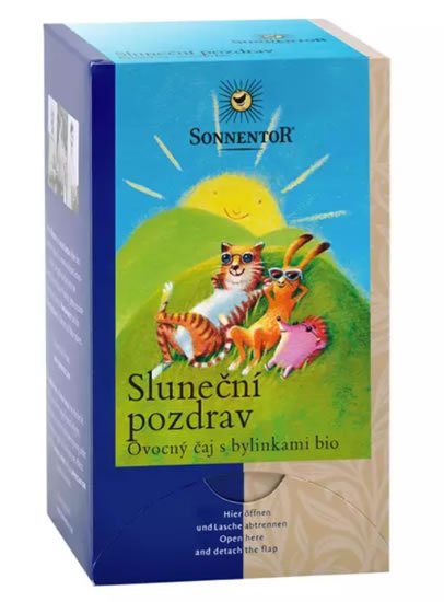neuveden: Sonnentor - Sluneční pozdrav bio čaj porcovaný 45g
