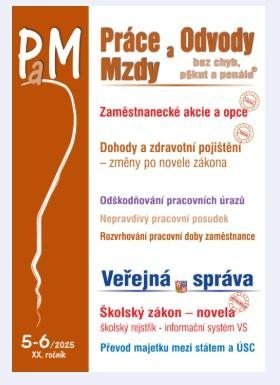 kolektiv autorů: PaM č. 5-6/2025 - Dohody a zdravotní pojištění