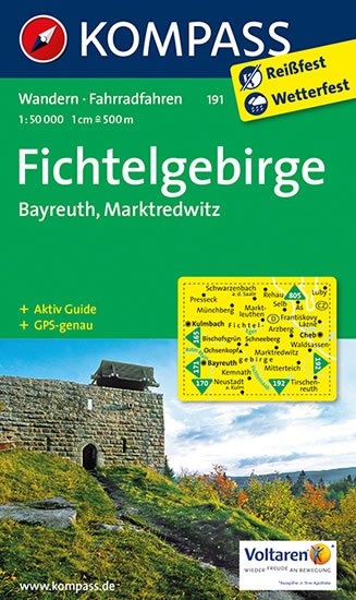 neuveden: Fichtelgebirge 191 / 1:50T KOM neuveden: Fichtelgebirge 191 / 1:50T KOM