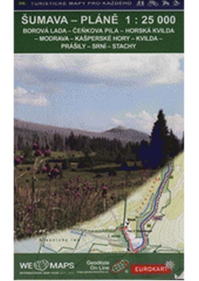 neuveden: Šumava Pláně 1:25 000 / 66 Turistické mapy pro každého
