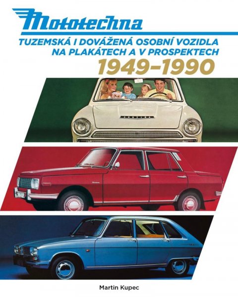 Kupec Martin: Mototechna - Tuzemská i dovážená osobní vozidla na plakátech a v prospektec