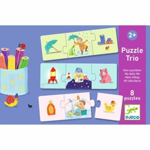neuveden: DJECO Trio puzzle Můj den