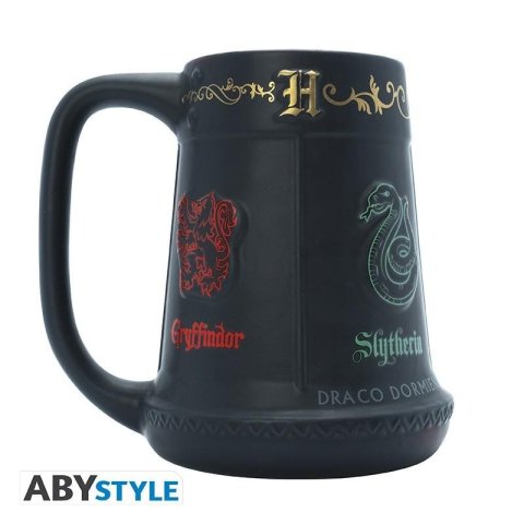 neuveden: Harry Potter 3D Hrnek - Bradavické koleje 650 ml