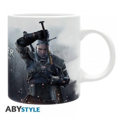 neuveden: Zaklínač Keramický hrnek 320 ml - Geralt