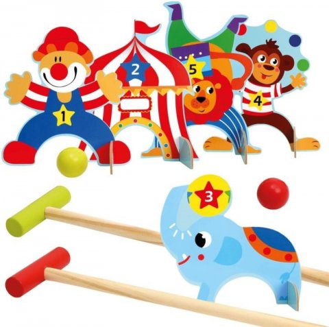 neuveden: Dětská sada na kroket/Cirkus