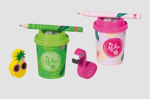 neuveden: Brunnen Ořezávátko dvojité - Aloha s tužkou a gumou