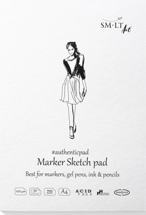 neuveden: SMLT Art Blok Authentic na fixy A4 - 50 listů