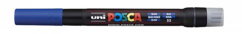 neuveden: Posca štětcový popisovač - modrý