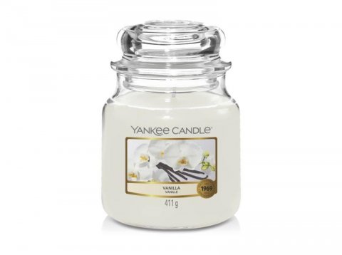 neuveden: YANKEE CANDLE Vanilla svíčka 411g