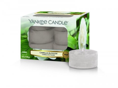 neuveden: YANKEE CANDLE Camellia Blossom svíčka 9,8g čajová 12ks