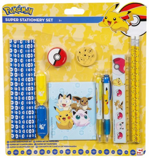 neuveden: Pokémon: velká sada školních potřeb