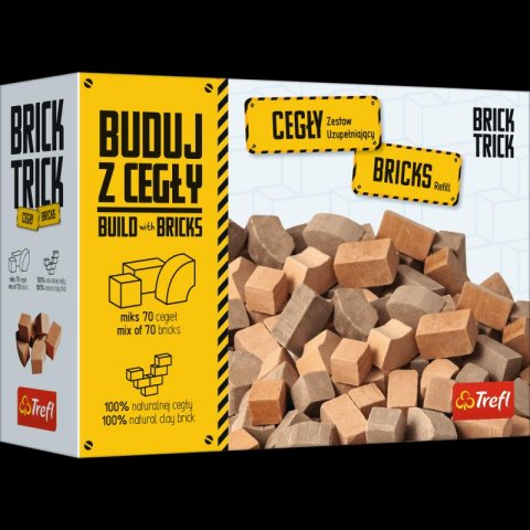 neuveden: Stavebnice Brick Trick: Cihly přírodní mix 70 ks / náhradní balení