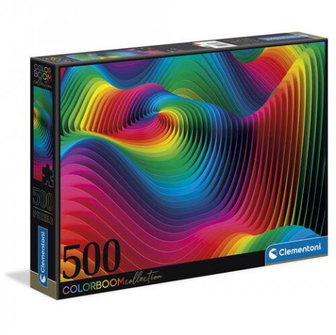 neuveden: Clementoni Puzzle Color Boom - Vlny 500 dílků