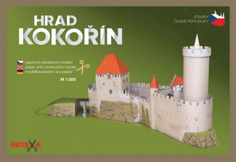 neuveden: Hrad Kokořín - vystřihovánky