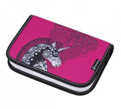 neuveden: Bagmaster Školní penál ALFA 8 B PINK/BLACK/WHITE neuveden: Bagmaster Školní penál ALFA 8 B PINK/BLACK/WHITE
