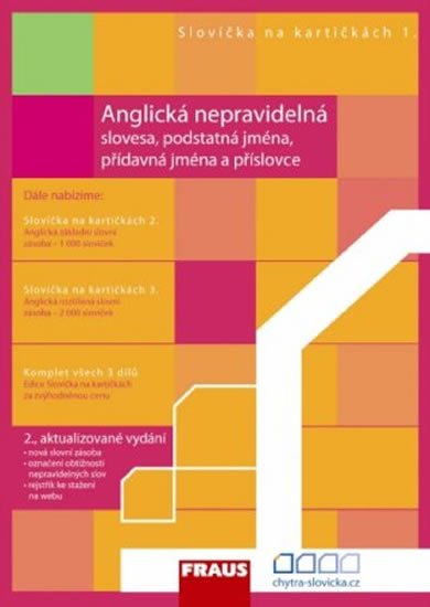 neuveden: Slovíčka na kartičkách 1 - anglická nepravidelná slovesa neuveden: Slovíčka na kartičkách 1 - anglická nepravidelná slovesa