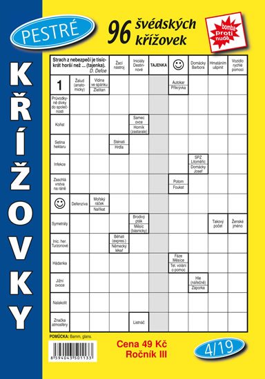 neuveden: Pestré křížovky 4/2019