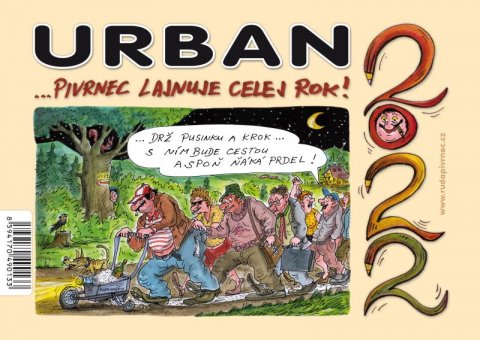 Urban Petr: Kalendář Urban 2022 - Pivrnec lajnuje celej rok!
