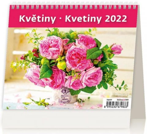 neuveden: Kalendář stolní 2022 - MiniMax Květiny/Kvetiny