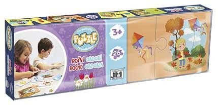 neuveden: Roční období - Puzzle pro předškoláky