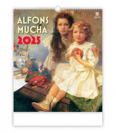 neuveden: Kalendář nástěnný 2025 - Alfons Mucha