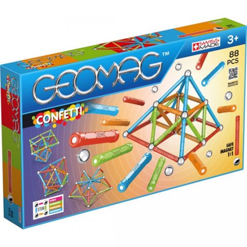 neuveden: Geomag Confetti 88 dílků
