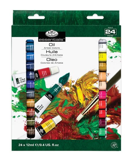 neuveden: Royal & Langnickel Olejové barvy ARTIST 24x12ml + 2 štětce neuveden: Royal & Langnickel Olejové barvy ARTIST 24x12ml + 2 štětce