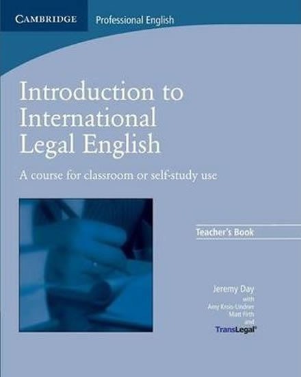 Day Jeremy: Introduction to International Legal English Teachers Book