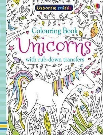 Smith Sam: Colouring Book Unicorns with Rub-Down Transfers