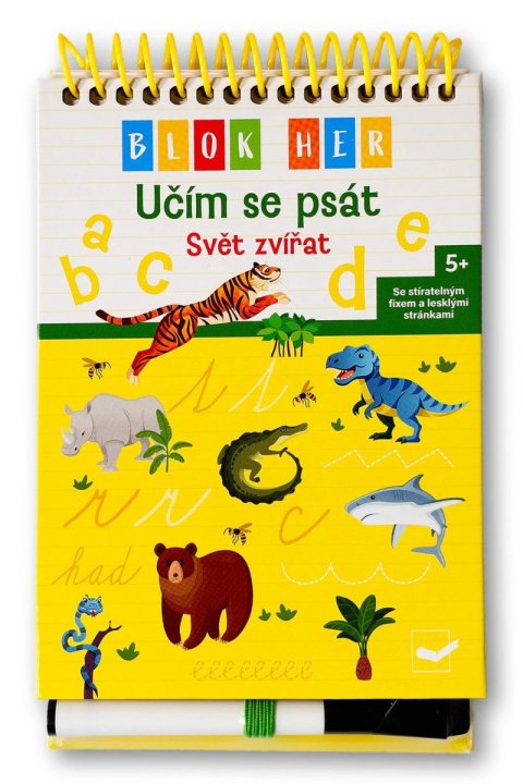: Blok her Učím se psát Svět zvířat