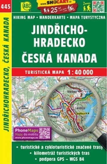 neuveden: SC 445 Jindřichohradecko, Česká Kanada 1:40 000