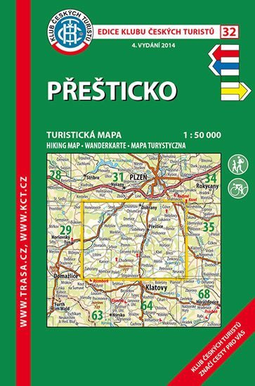 neuveden: Přešticko /KČT 32 1:50T Turistická mapa