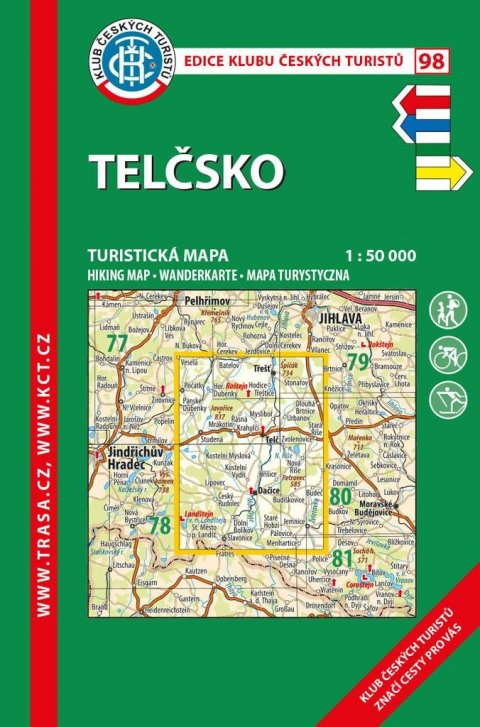 neuveden: KČT 98 Telčsko 1:50 000 / 6.vydání 2021