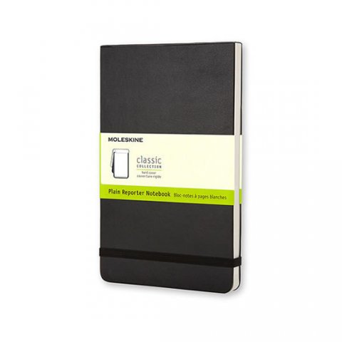 neuveden: Moleskine Reportér černý L, čistý, tvrdý