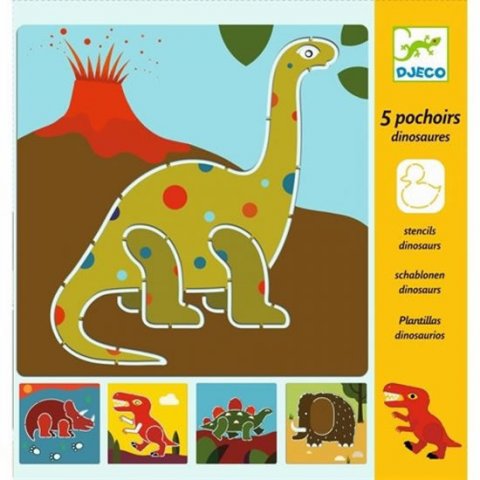 neuveden: Šablony Djeco - Dinosauři