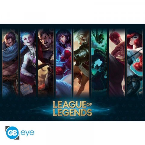 neuveden: League of Legends Plakát Maxi: Champions 91,5 x 61 cm