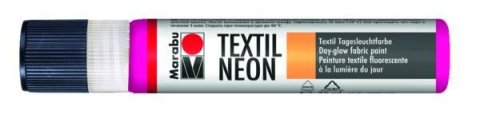 neuveden: Marabu kontura na textil/neonová růžová 25 ml