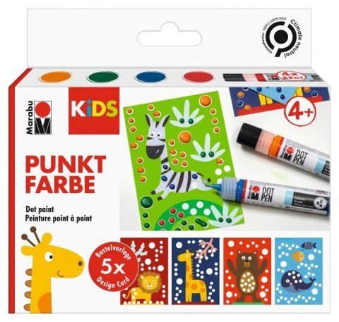 neuveden: Marabu Kids Dot Pen Sada Animals