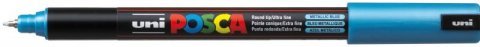neuveden: POSCA akrylový popisovač - metalicky modrý 0,7 mm
