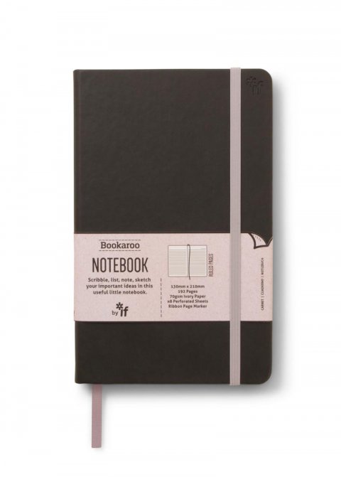 neuveden: Bookaroo Zápisník A5 - černý
