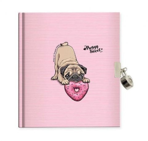 neuveden: Zápisník se zámkem Puggy