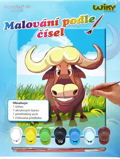 neuveden: Malování podle čísel - Buvol